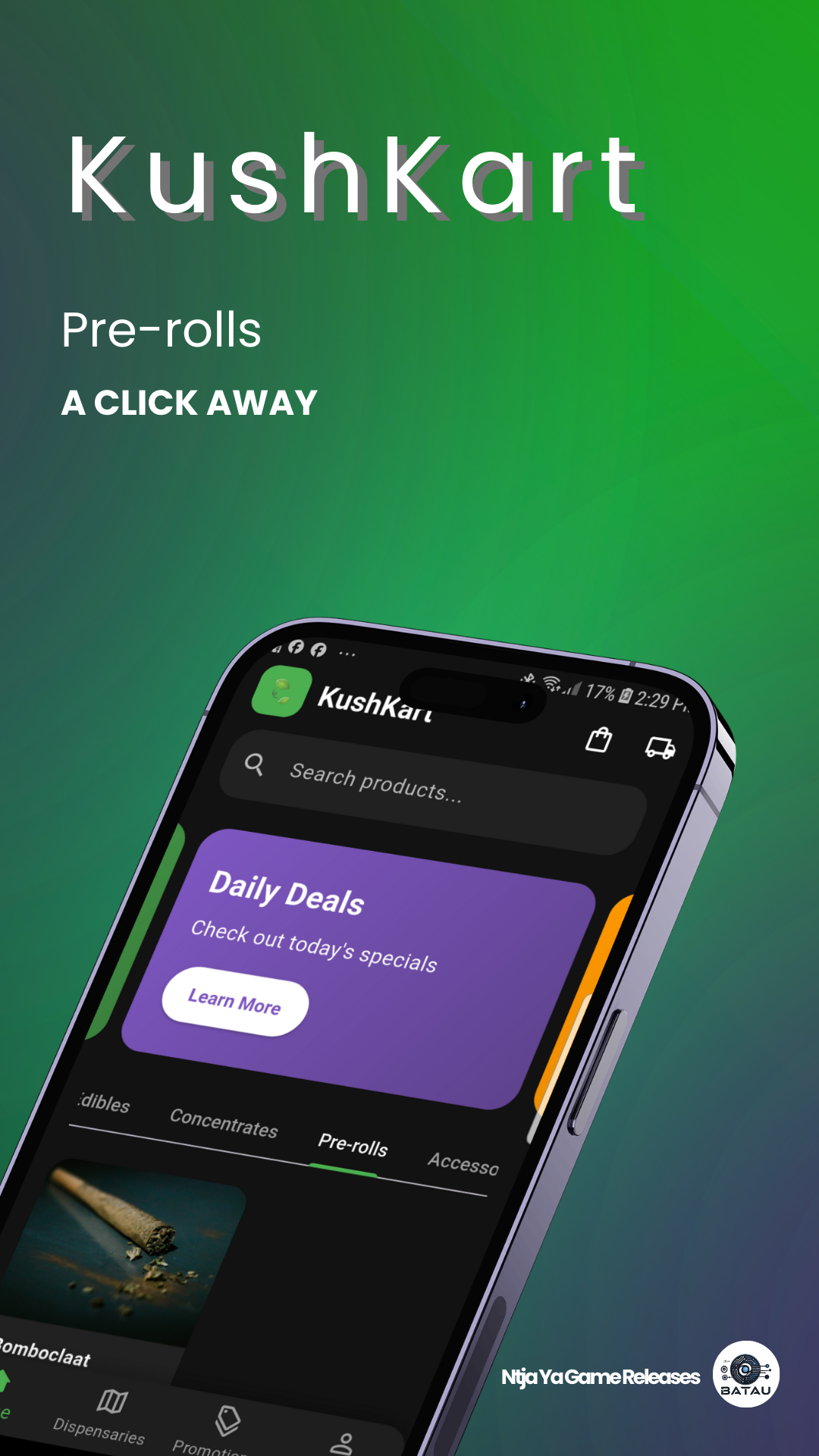 KushKart App Interface